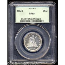 1878 25C PR64 PCGS.