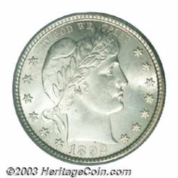 1892-S 25C MS64 PCGS.