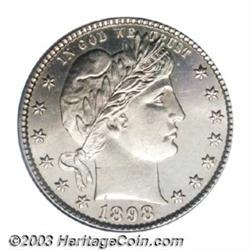 1898-O 25C MS64 PCGS.