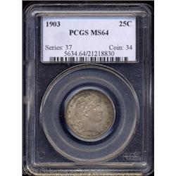 1903 25C MS64 PCGS.