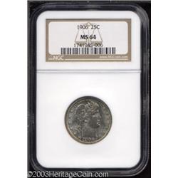 1906 25C MS64 NGC.