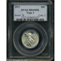 1917 25C Type One MS65 Full Head PCGS.