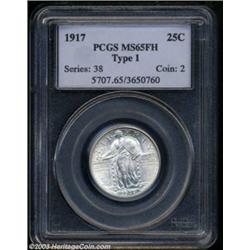 1917 25C Type One MS65 Full Head PCGS.