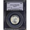 Image 1 : 1917 25C Type One MS66 Full Head PCGS.