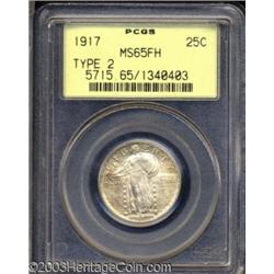 1917 25C Type Two MS65 Full Head PCGS.