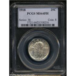 1918 25C MS64 Full Head PCGS.