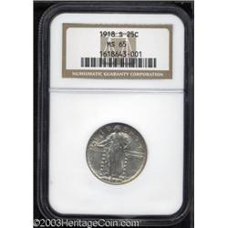 1918-S 25C MS65 NGC.