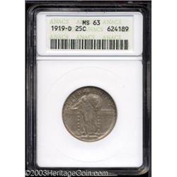 1919-D 25C MS63 ANACS.