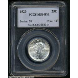 1920 25C MS64 Full Head PCGS.