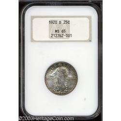1920-D 25C MS65 NGC.