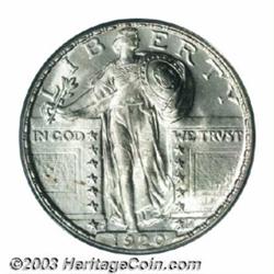 1920-S 25C MS66 PCGS.