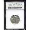 Image 1 : 1923-S 25C AU53 ANACS.