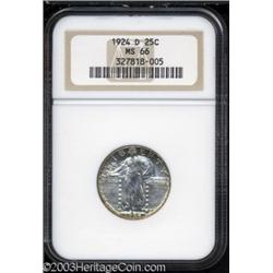 1924-D 25C MS66 NGC.