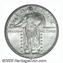 1924-D 25C MS65 Full Head PCGS.