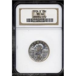 1926-D 25C MS66 NGC.
