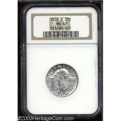 1928-D 25C MS67 NGC.