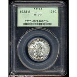 1928-S 25C MS65 PCGS.