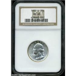 1932-D 25C MS63 NGC.