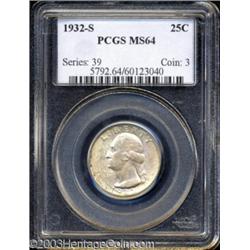 1932-S 25C MS64 PCGS.