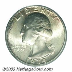 1934 25C Light Motto MS66 PCGS.