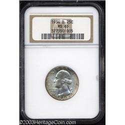 1934-D 25C MS65 NGC.