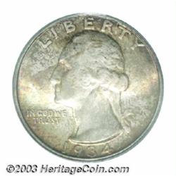 1934-D 25C MS66 PCGS.