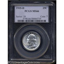 1935-D 25C MS66 PCGS.