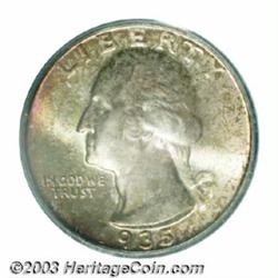 1935-D 25C MS67 PCGS.