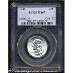 1937 25C MS67 PCGS.