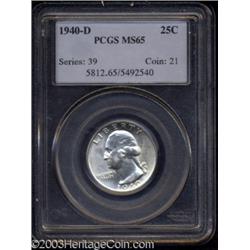 1940-D 25C MS65 PCGS.