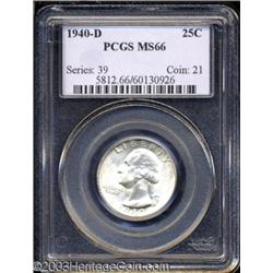 1940-D 25C MS66 PCGS.
