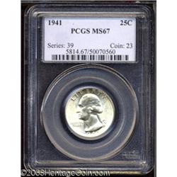 1941 25C MS67 PCGS.