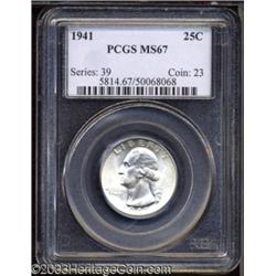 1941 25C MS67 PCGS.