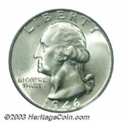 1946-D 25C MS67 PCGS.