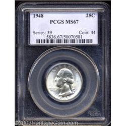 1948 25C MS67 PCGS.