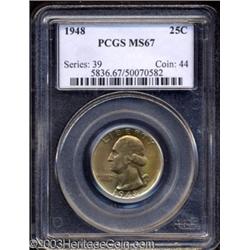 1948 25C MS67 PCGS.
