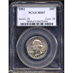 1952 25C MS67 PCGS.
