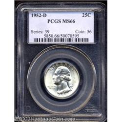 1952-D 25C MS66 PCGS.