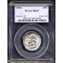 1954 25C MS67 PCGS.