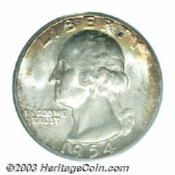 1954-S 25C MS67 PCGS.