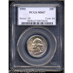 1955 25C MS67 PCGS.