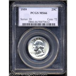 1959 25C MS66 PCGS.