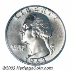 1963-D 25C MS67 PCGS.