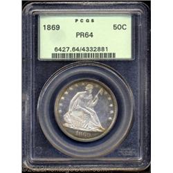 1869 50C PR64 PCGS.