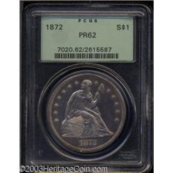 1872 $1 PR62 PCGS.