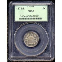 1879/8 5C PR66 PCGS.