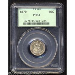 1879 10C PR64 PCGS.