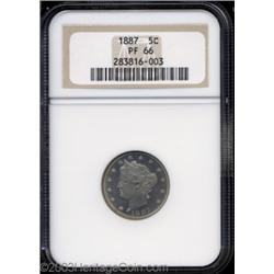 1887 5C PR66 NGC.