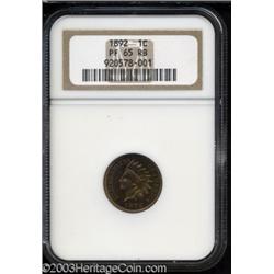 1892 1C PR65 Red and Brown NGC.