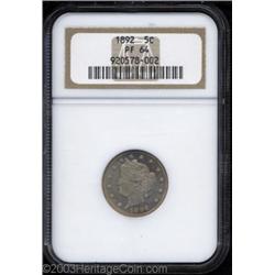 1892 5C PR64 NGC.